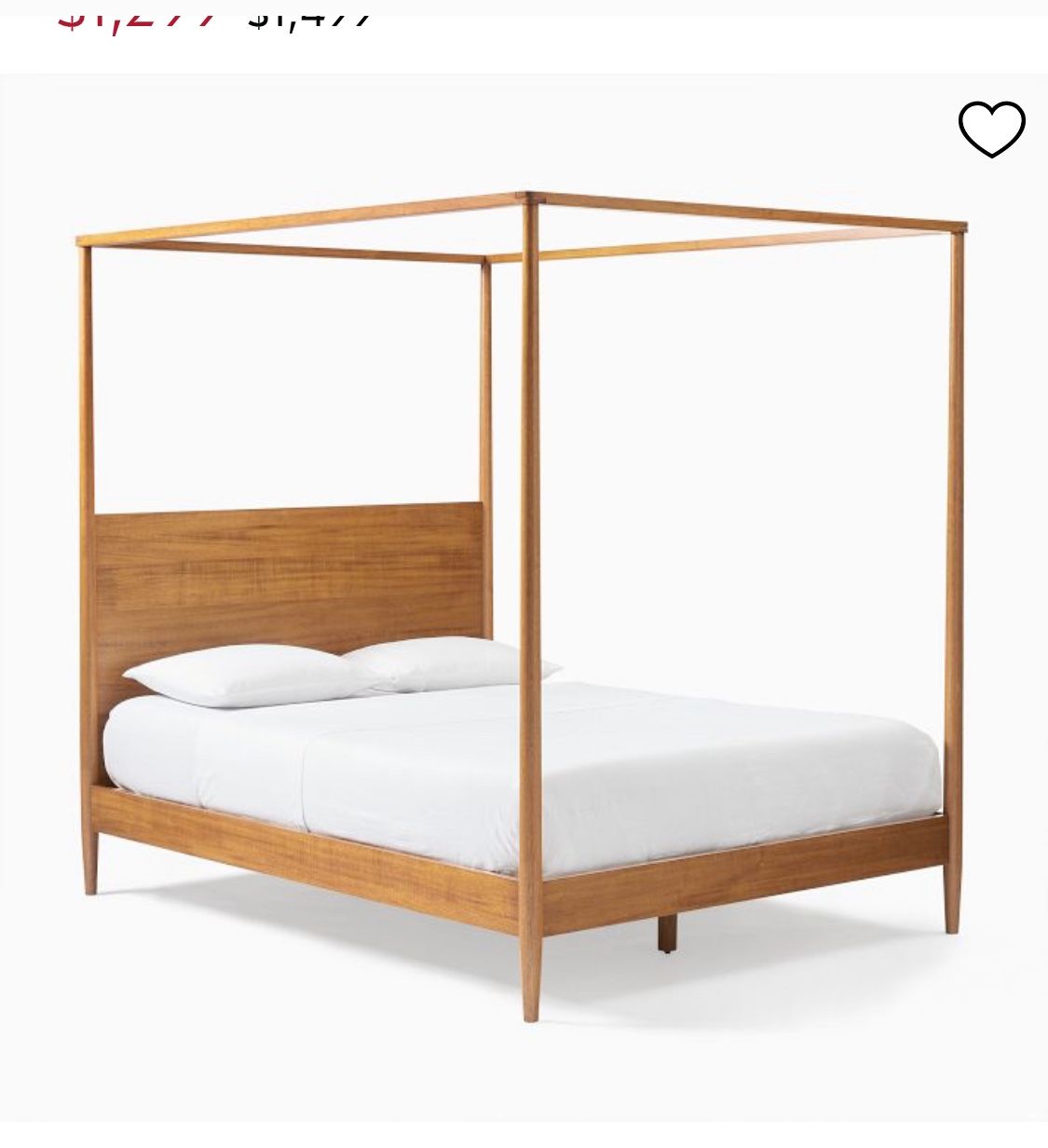 West elm Canopy Bed Frame