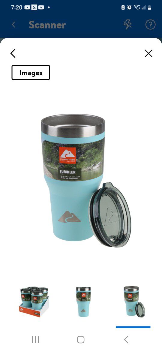 Ozark Trail Double Wall Vacuum Sealed Stainless Steel Tumbler 32