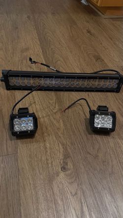 Luces led barra y par adicional para el carro