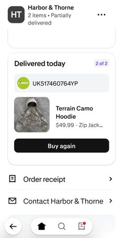Camouflage Zippered Hoodie
