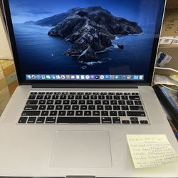 MacBook Pro 15” Mid 2012 Intel Core i7@ 2.6GHz, 16gb Ram, 256gb SSD, macOS Catalina, Fully Loaded. Comes with Charger. Comes with Software worth $400 