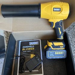 Brand New Leaf Blower Cordless with Battery & Charger for Patio Cleaning, Car Water, Leaves & Dust Great Gift 🎁 