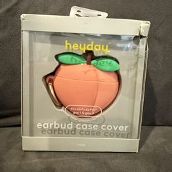 Peach Apple Air Pods Case earbud case