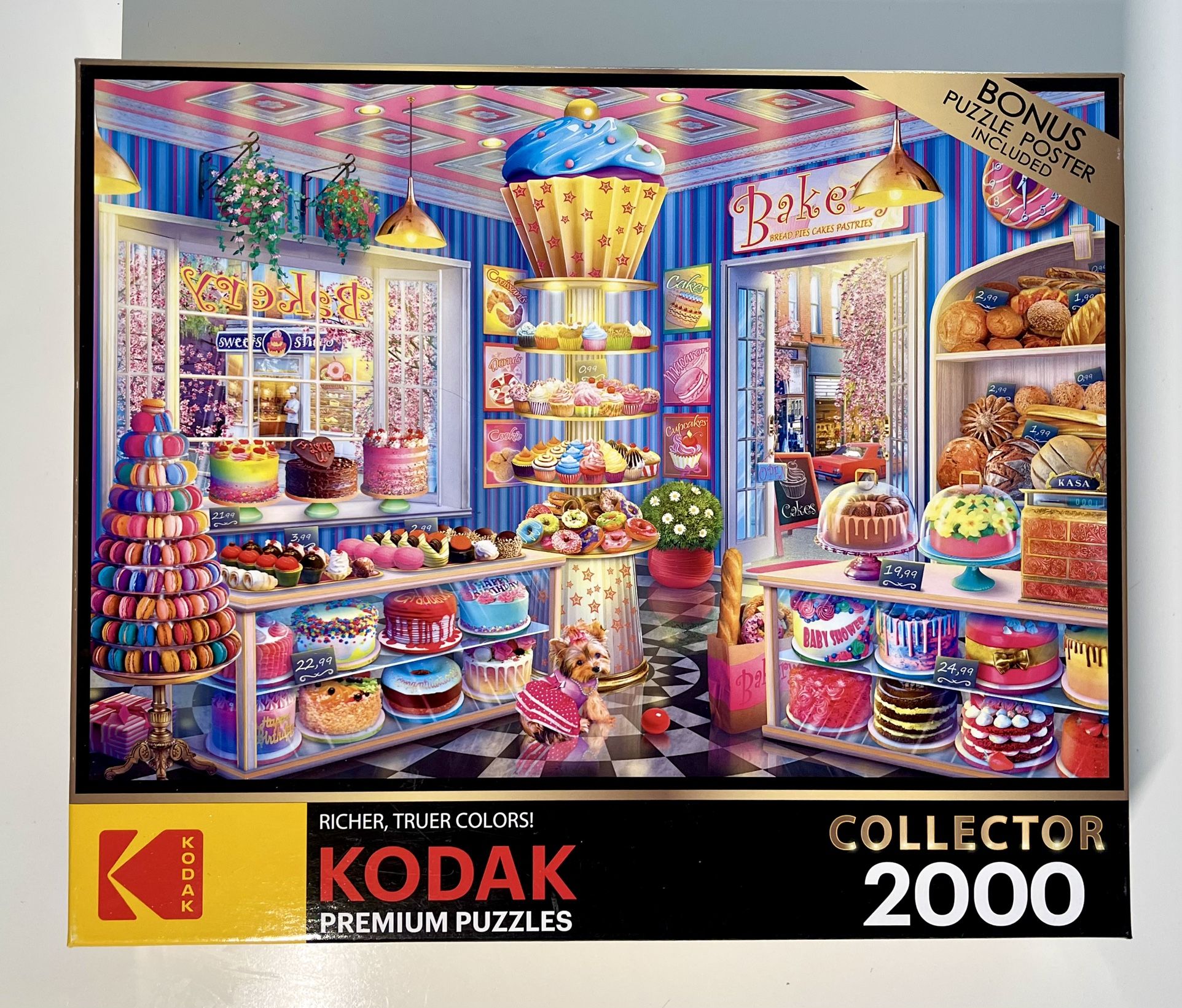 Kodak - 2000pc Puzzle pieces - Cupcake Bakery