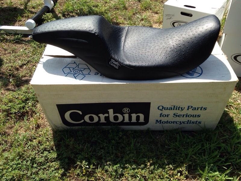 Corbin Ostrich Seat for Harley Davidson NEW!
