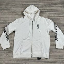 Chrome Hearts White Los Angeles Cross Horseshoe Hoodie