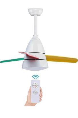 New Indoor/Outdoor Ceiling Fans with Lights 36" LED Dimmable Ceiling Fan for Home with Remote