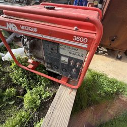 multiquip 3600 honda generator used