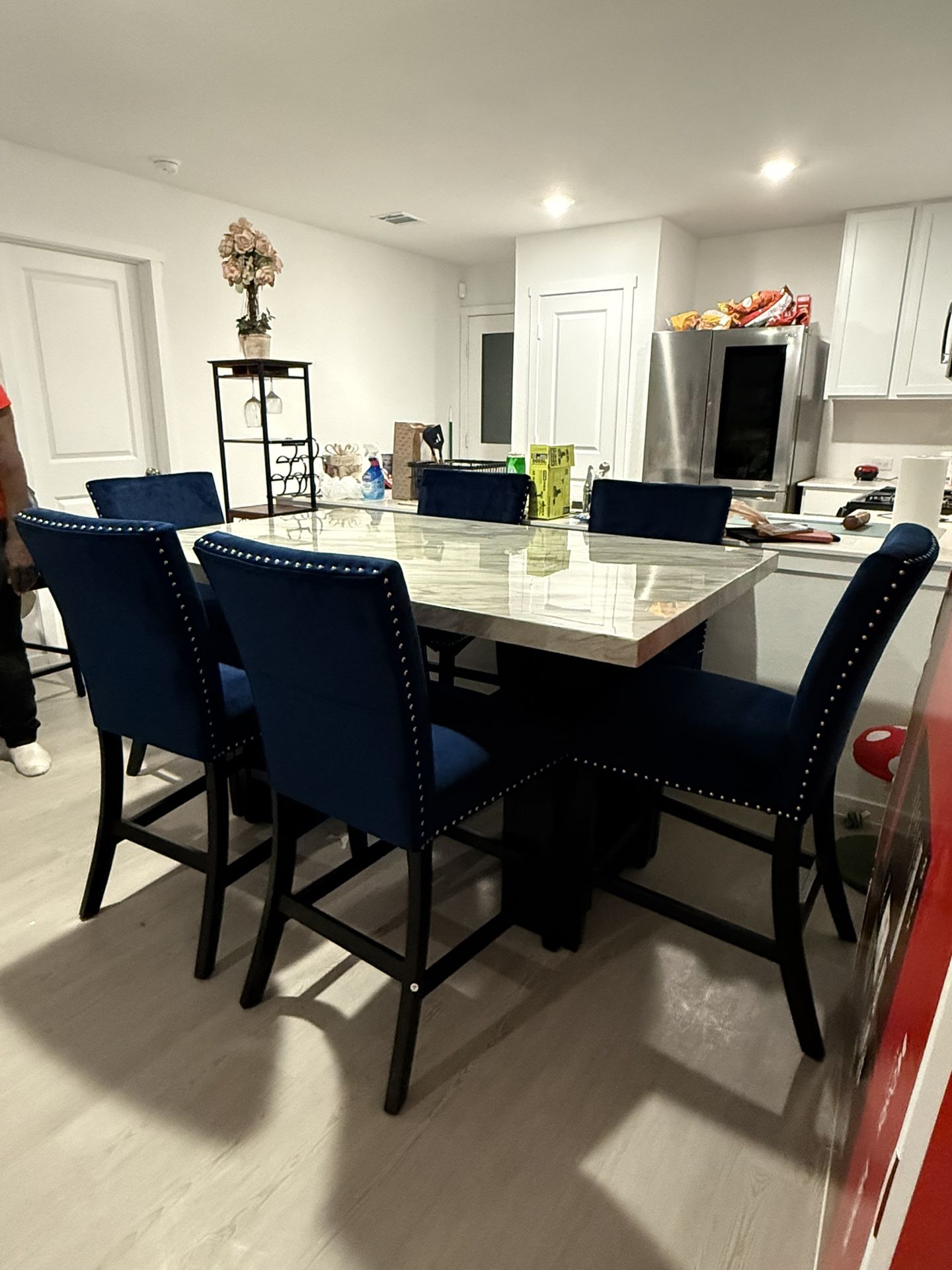 Dining Set Blue