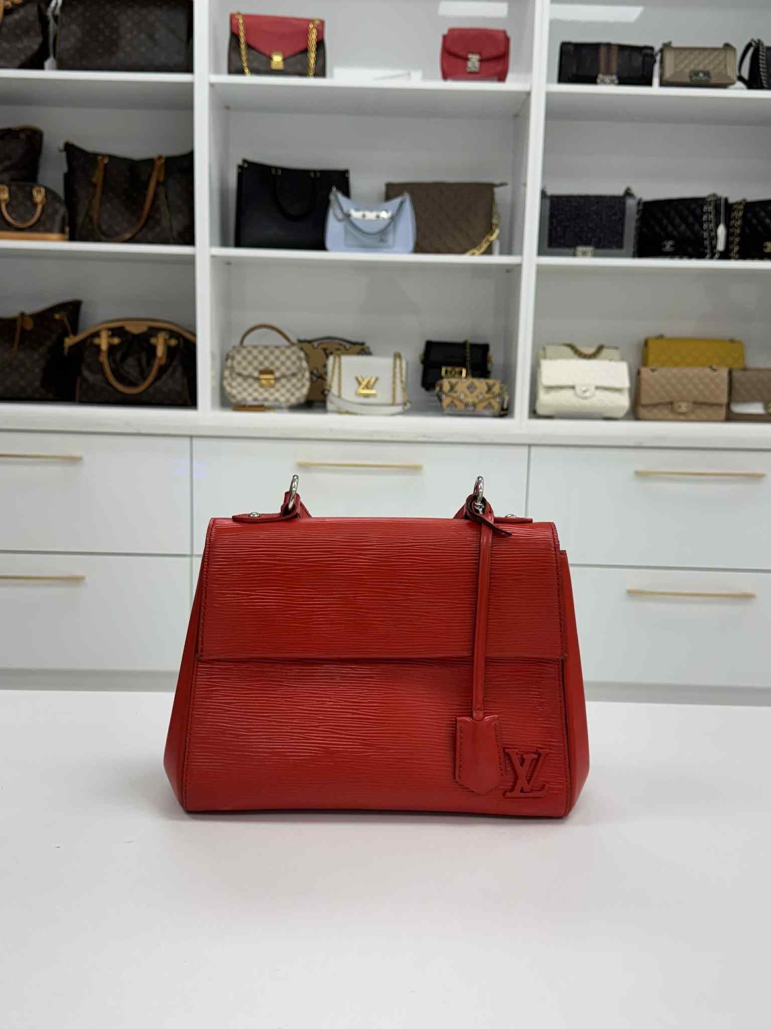 Louis Vuitton Cluny BB Handbag Red