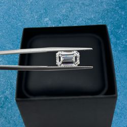 3.05 Carat lab-grown certified emerald shape diamond