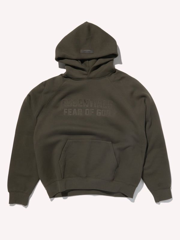 Essentials Off Black Hoodie Set, Size XXS