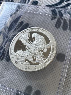 US Silver Proof Quarter Puerto Rico