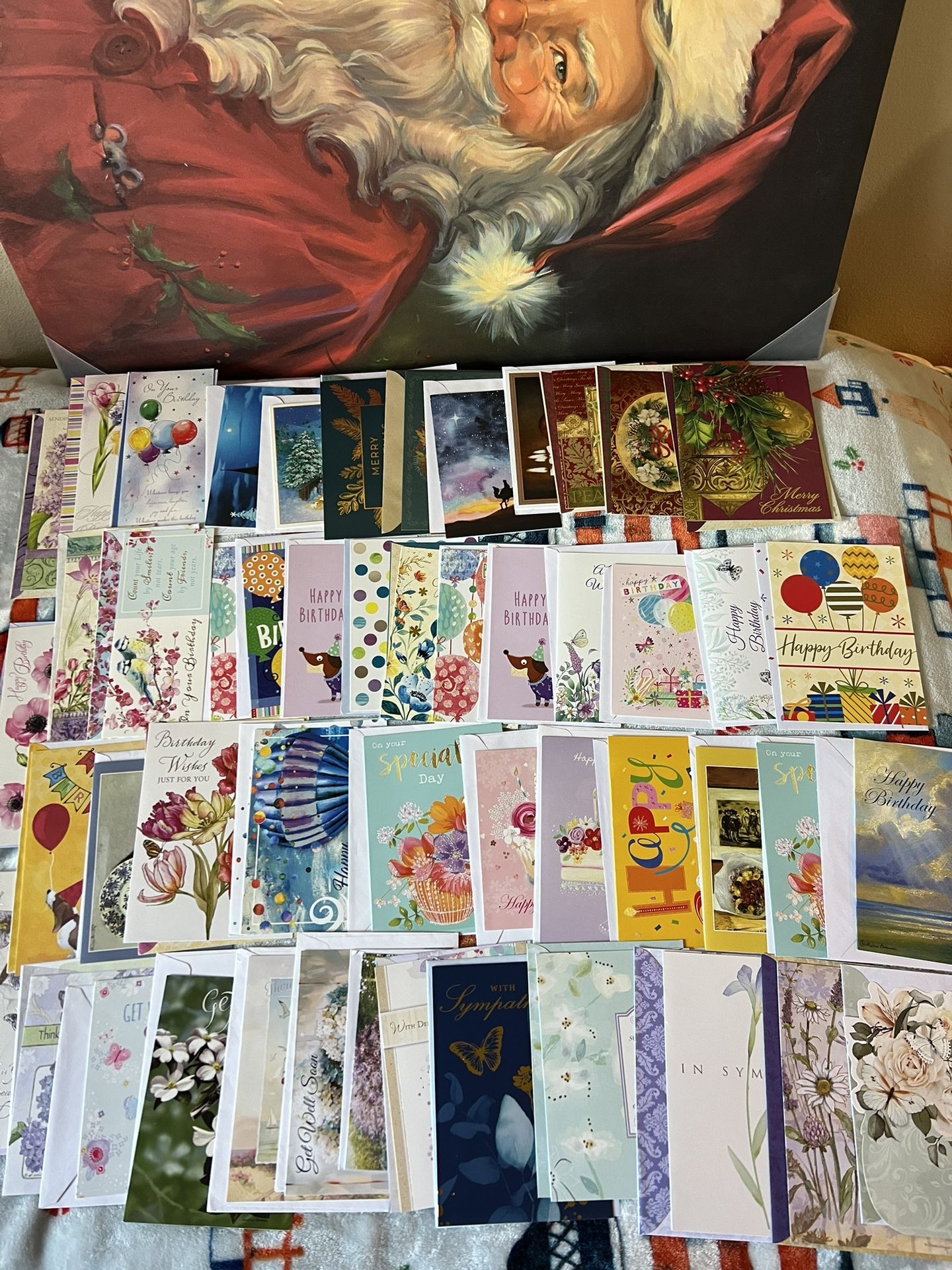 50 Assorted Cards With Envelopes NEW