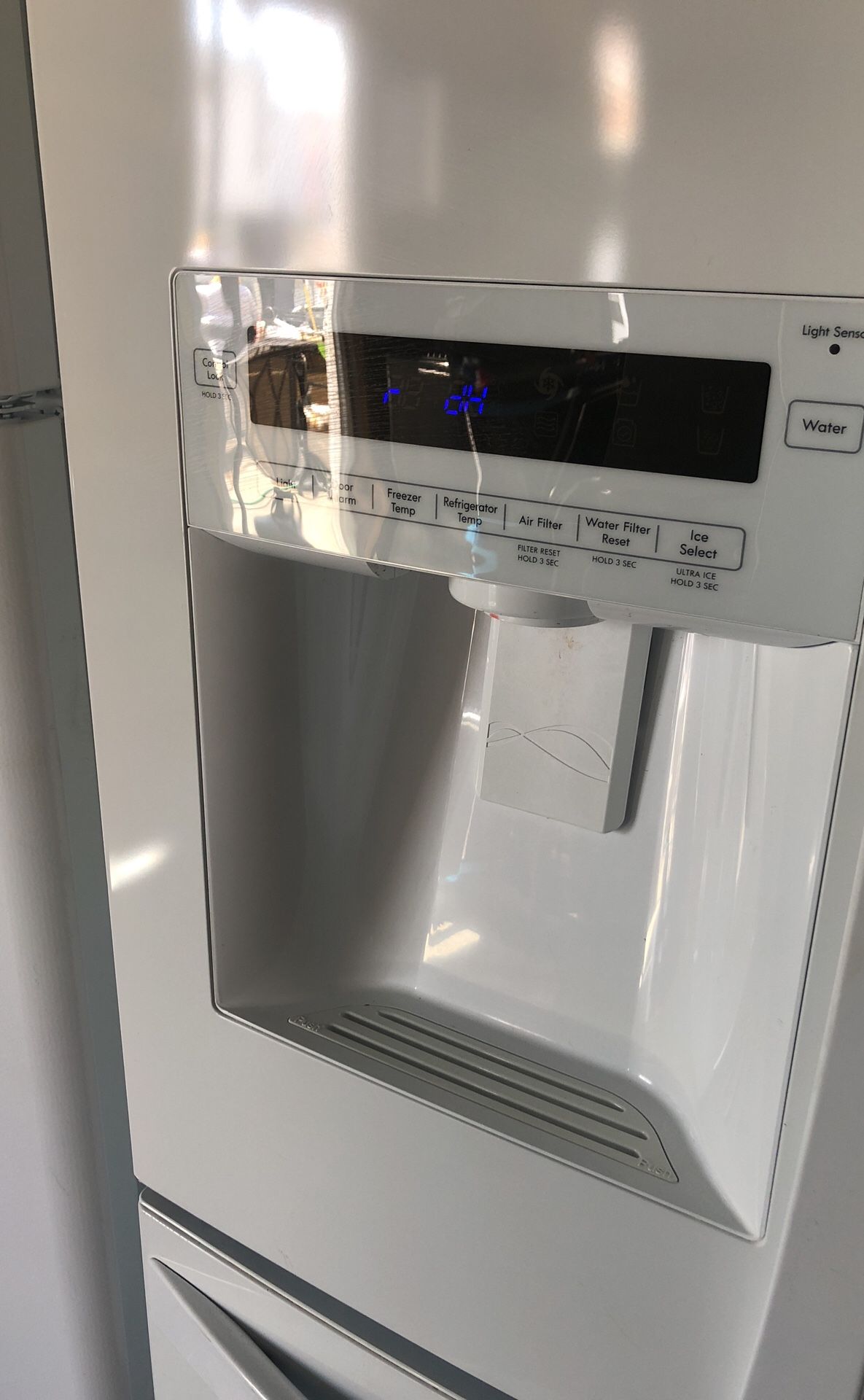 Kenmore white french door refrigerator bottom freezer