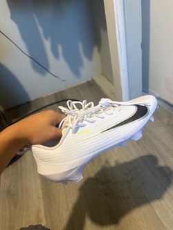 Nike Vapor Edge Speed 3 Football Cleats White and Black sz 10
