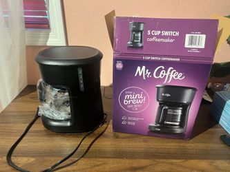 Mr. Coffee 5 cup switch coffeemaker