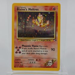 Pokémon TCG Gym Heroes Blaine's Moltres 1/132 Holo English