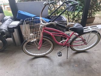 Pink bicycle