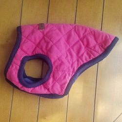 PETBABY Fleece Dog Red Quilted Puffy Vest S