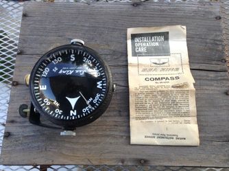 Vintage 'Sea King' Boat Compass