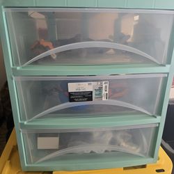 Brand New Mainstays 3 Drawer Wide Cart. 22.67 Inches BY 15.86 Inches Deep By 27.36 Inches Height
