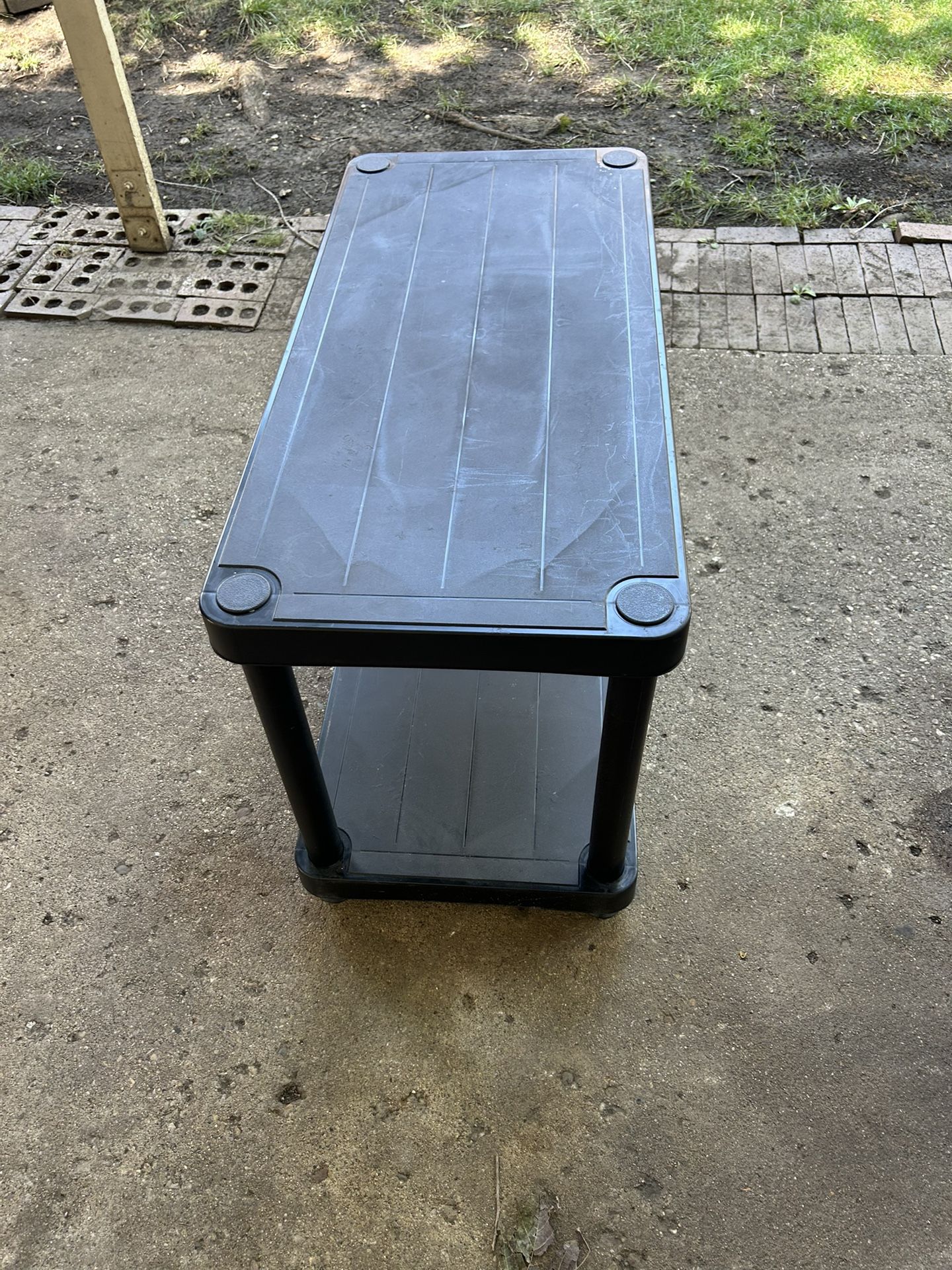 Plastic Shelf 16x34x24 high.