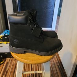 Timberland 6" Waterproof Black Nubuck Brand New 100%AUTHENTIC! Sizes 8 $160