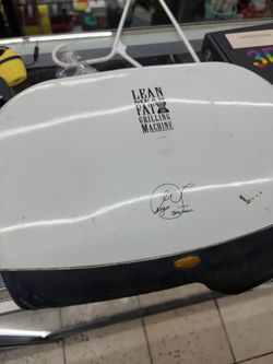 George Foreman Lean Mean Fat Reducing Grilling Machine - White