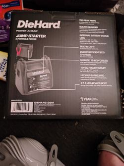 Die Hard jumpstarted & portable power