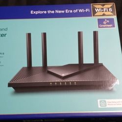 AX1800 Dual Band Wi-Fi 6 Router 