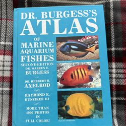 Dr burgess atlas of marine aquarium fishes-736 pages