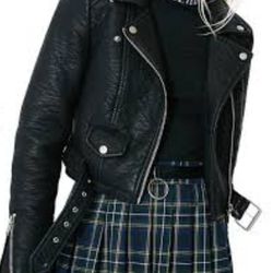 NEW SEALED Women's Leather Motorcycle Jacket