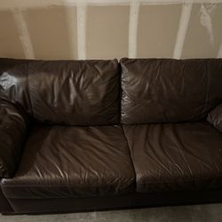 Faux Leather couch 