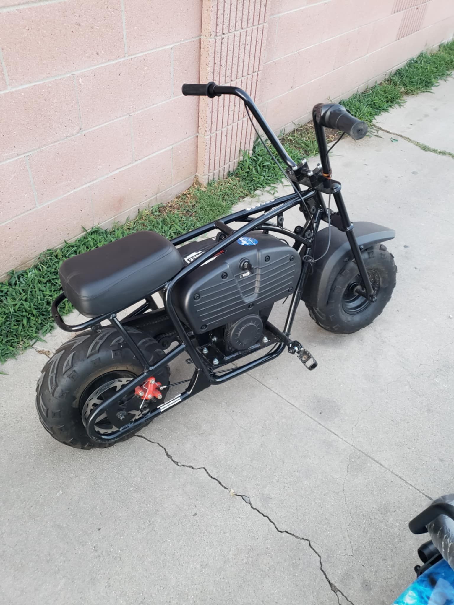 What is the lowest $450! But daddy that to much. It is what it is. Mini bike Electric bike ebike e-bike for adult. 25mph 30 miles range. No gov delete