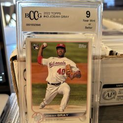 2022 Josiah Gray Rookie Graded 9