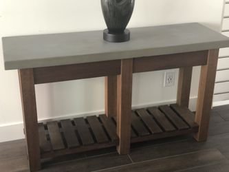 Pottery Barn Abbott Concrete Console Table for Sale in Phoenix AZ