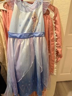 Disney Frozen Elsa Girls Costume Dress size 8