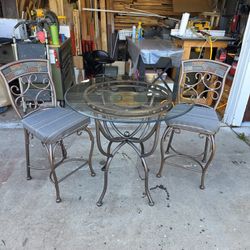 Refurbished Bar Height Bistro Set