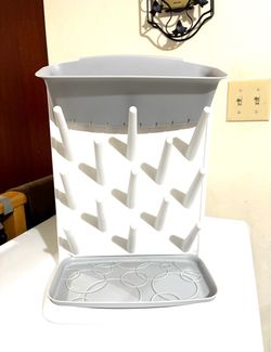 Baby Bottle Drying Rack with Drip Tray
