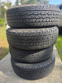 4 Tires All GOODYEAR P245/75/R16 Used $125 for 4