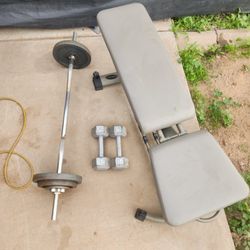 Weights And Free Press Bench