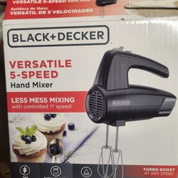 5 speed Hand mixer Black + Decker