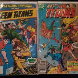 Teen Titans Comics 21, 51 | Vintage 1970s, 1980s 