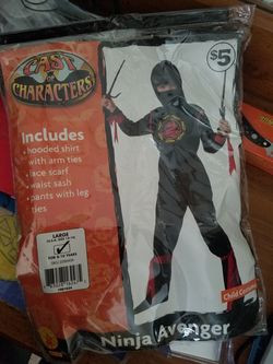Ninja Costume (Size 8-10)