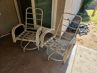 Medal swivel lawn chairs