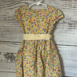 Yellow floral dress from Ralph Lauren with matching bloomers size 24 months