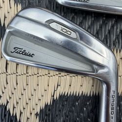 Titleist T100 Forged Irons 4-PW – Project X LZ 6.0 Shafts