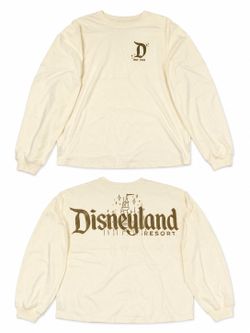 Cream and Gold Disneyland Spirit Jersey NWT