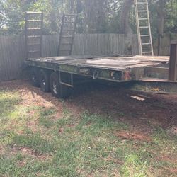 Triple Axel Heavy Equipment Trailer 